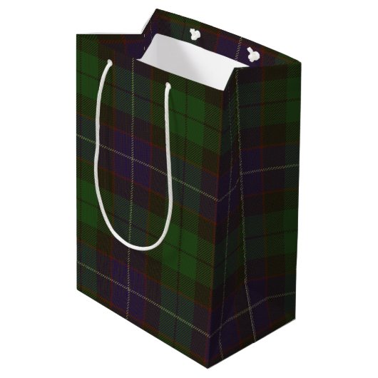 Mitchell Tartan Medium Cadeauzakje (Achterkant Gekanteld)