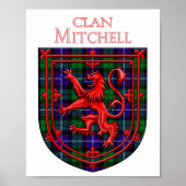Mitchell Tartan Scottish Play Lion Rampant Poster (Voorkant)