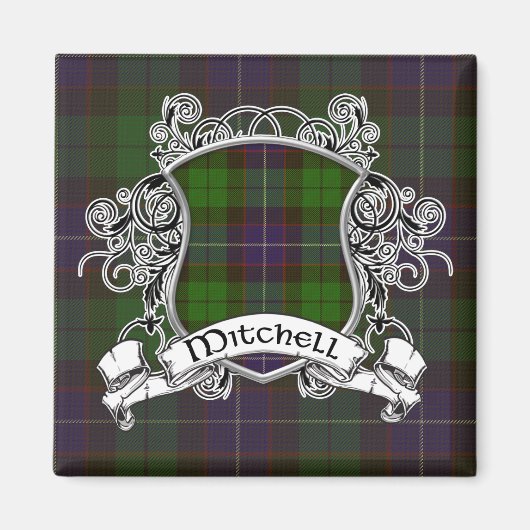 Mitchell Tartan Shield Magneet (Voorkant)