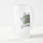 Mitchell Tartan Shield Matglas Bierpul (Voorkant rechts)