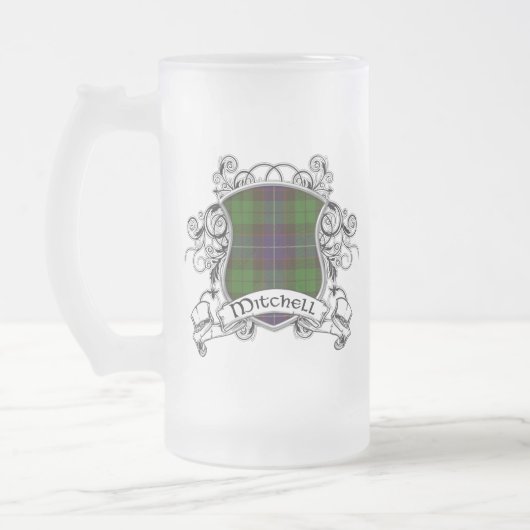 Mitchell Tartan Shield Matglas Bierpul (Links)