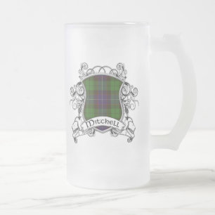 Mitchell Tartan Shield Matglas Bierpul