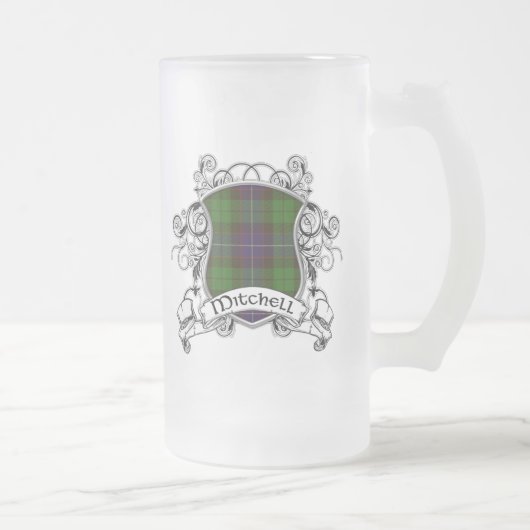 Mitchell Tartan Shield Matglas Bierpul (Rechts)