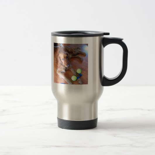 Mitchell Travel Mug - Sunshine goldens Reisbeker (Rechts)