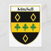 Mitchell wapenschild/familiewapen briefkaart (Voorkant)