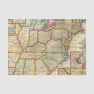 Mitchell's Travellers Guide Tissuepapier