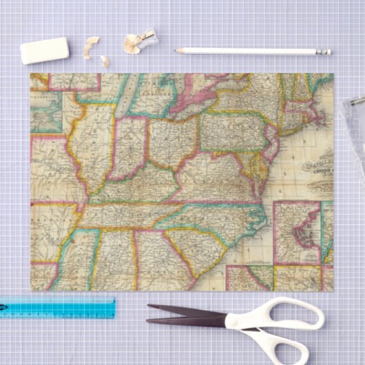 Mitchell's Travellers Guide Tissuepapier (Craft)