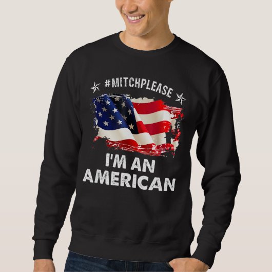 MitchPlease I M An American MitchPlease Profound Trui (Voorkant)