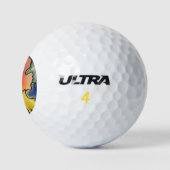 "Mite and Tite" Abstracte aangepaste Wilson Golf B Golfballen (Logo)
