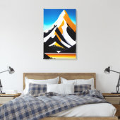 Miter Peak - Canvas Print (Insitu (Slaapkamer))
