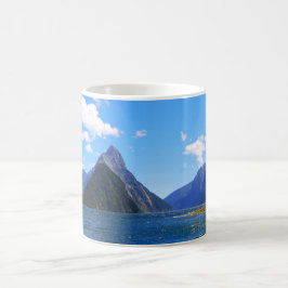 Miter Peak, Milford Sound, Nieuw-Zeeland Koffiemok
