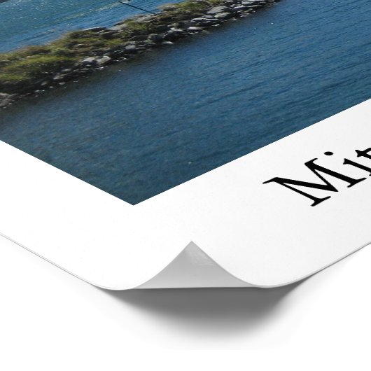 Miter Peak, Milford Sound, Nieuw-Zeeland Poster (Hoek)