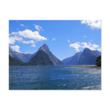 Miter Peak, Milford Sound, NZ Briefkaart