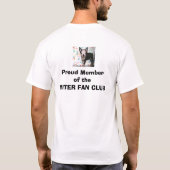 Miter steunt Boston Terrier Health T-shirt (Achterkant)