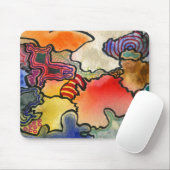"Mites and Tites" Abstract Design Mousepad Muismat (Met muis)