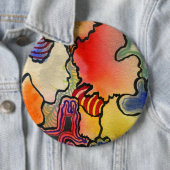"Mites and Tites" Abstracte Art Button (In situ)