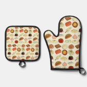 MITHAI Classic Indian Bengal Pakistani Sweets Food Ovenwant & Pannenlap Set (Voorkant)