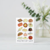 Mithai Indian Sweet Shop Confecery Pastry Chef Visitekaartje (Staand voorkant)