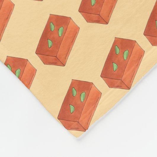 Mithai Indian Sweets Confecery Mysore Pak Fleece Deken (Hoek)