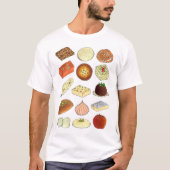 Mithai Indian Sweets Confectionery Desserts India T-shirt (Voorkant)