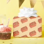 Mithai Indian Sweets Confectionery Mysore Pak Cadeaupapier<br><div class="desc">Deze afbeelding bevat een originele illustratie met markeerstift van Mysore Pak,  een boterachtig Indiaas zoet gerecht (mithai),  bereid met ghee,  suiker,  kardemom en kikkererwtenmeel. Mysore pak wordt vaak geserveerd op feesten,  bruiloften en babyfeestjes in Zuid-India.</div>