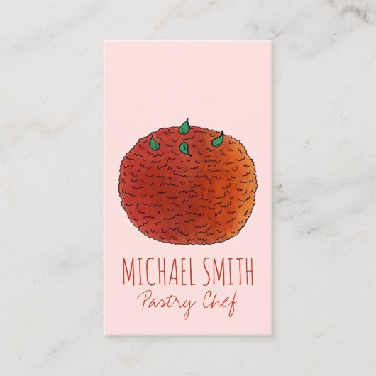 Mithai Indian Sweets Laddu Ladoo Pastry Chef Food Visitekaartje (Voorkant)