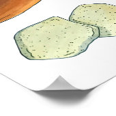 Mithai Indian Sweets snoepgoed Illustratie Poster (Hoek)