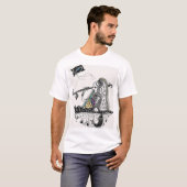 "Mithila Marvel: Traditionele Elegantie in Modern T-shirt (Voorkant volledig)