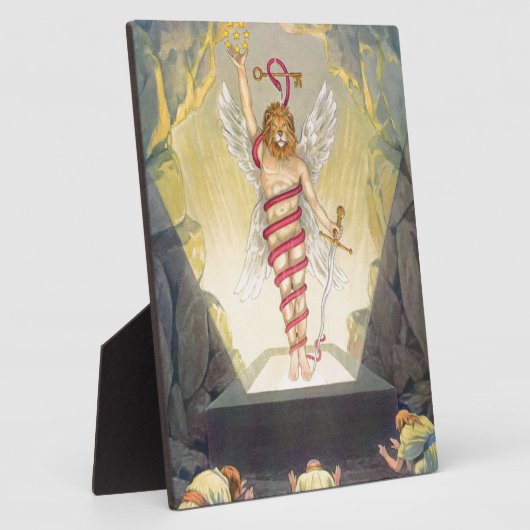 Mithra in de vorm van Leontocephalic Kronos Fotoplaat (Zijkant)