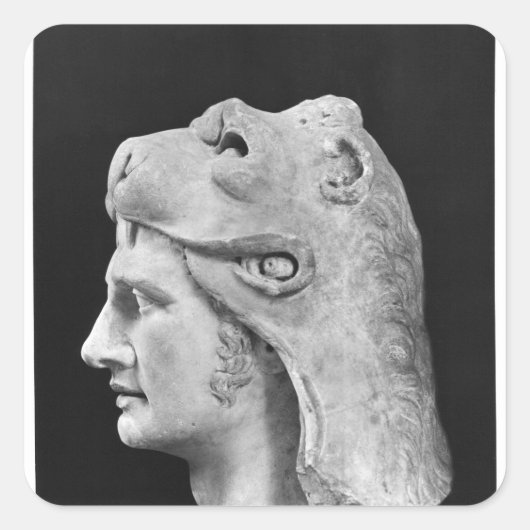 Mithradaten VI Eupator, koning van Pontus Vierkante Sticker (Voorkant)