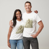 Mithras offert de Bull op, marmer relief, Roman T-shirt (Unisex)