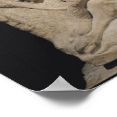 Mithras offert de stier op, 2e tot 3e eeuw poster (Hoek)