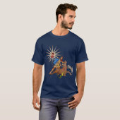 Mithras opfert den Stier T-shirt (Voorkant volledig)