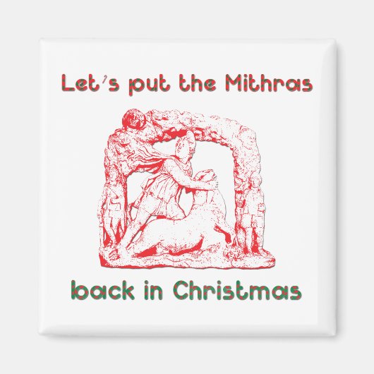 Mithras vakantieontwerp magneet (Voorkant)