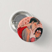 mitjo vday-toets ronde button 3,2 cm (Voorkant /achterkant)