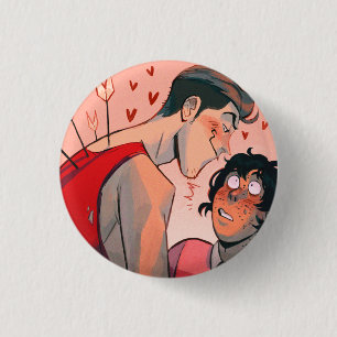 mitjo vday-toets ronde button 3,2 cm