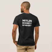MITLIN MONEY MINDSET T-shirt Achterontwerp mannen (Achterkant volledig)