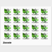 Mito Awareness sta achter me Vierkante Sticker (Vel)