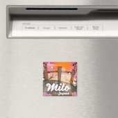 Mito Japan bloeit poster. Magneet (Insitu (Vaatwasser))