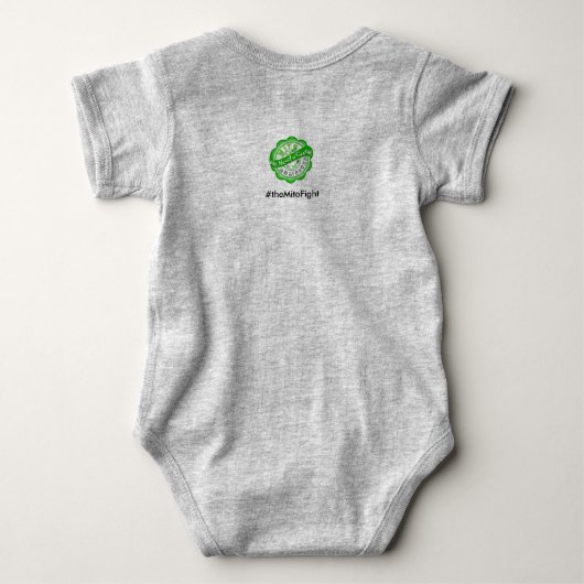 Mito Warrior vecht kampioen baby Romper (Achterkant)