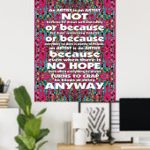 Mitochondri-Pop Een artiest is... Poster (Thuiskantoor)