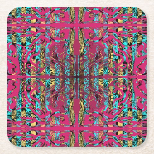 Mitochondri-Pop Kartonnen Onderzetters (Voorkant)