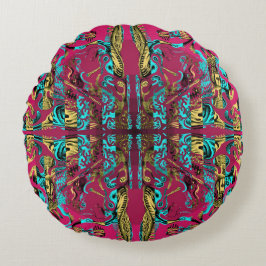 Mitochondri-Pop Round Pillow Rond Kussen