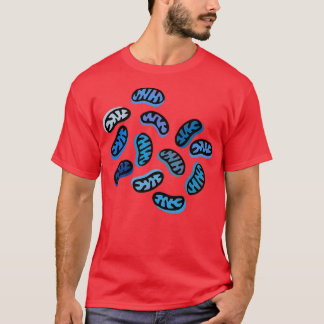 Mitochondria in Blue T-shirt