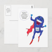 Mitochondria Man Briefkaart (Voorkant / Achterkant)