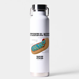 Mitochondriale Waanzin Binnen Mitochondrion Biolog Waterfles