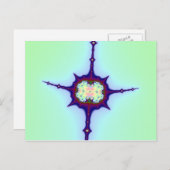 Mitosis Fractal Briefkaart (Voorkant / Achterkant)