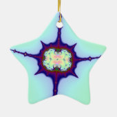 Mitosis Fractal Keramisch Ornament (Achterkant)