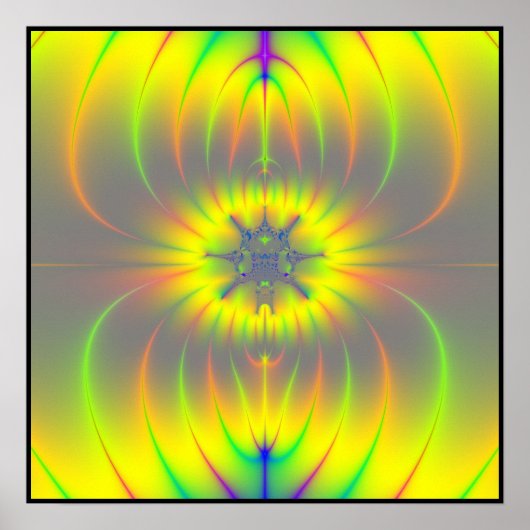 Mitosis Fractal Poster (Voorkant)