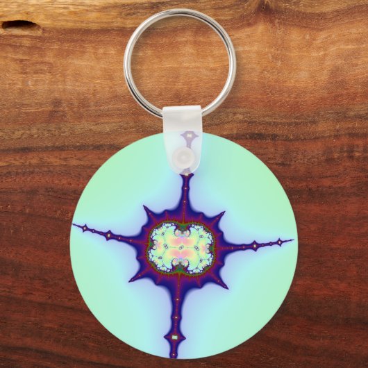 Mitosis Fractal Sleutelhanger (Voorkant)